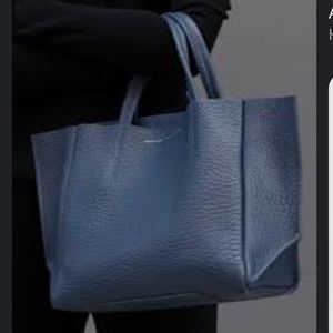 Ampersand As Apostrophe blue tote